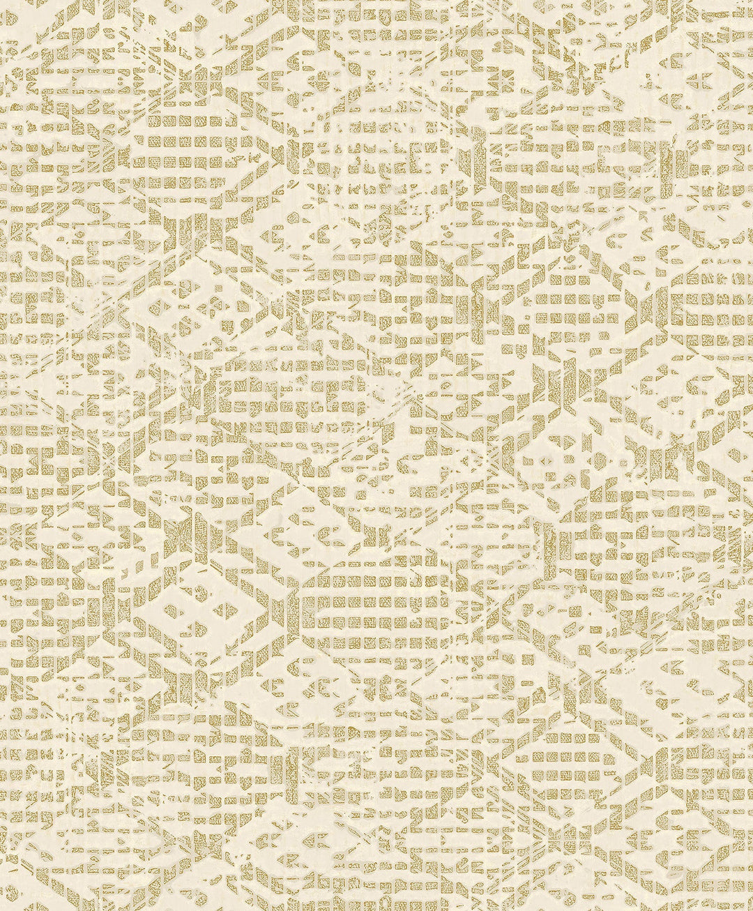 Helene Gold Glitter Geometric Wallpaper by A-Street Prints Designer
