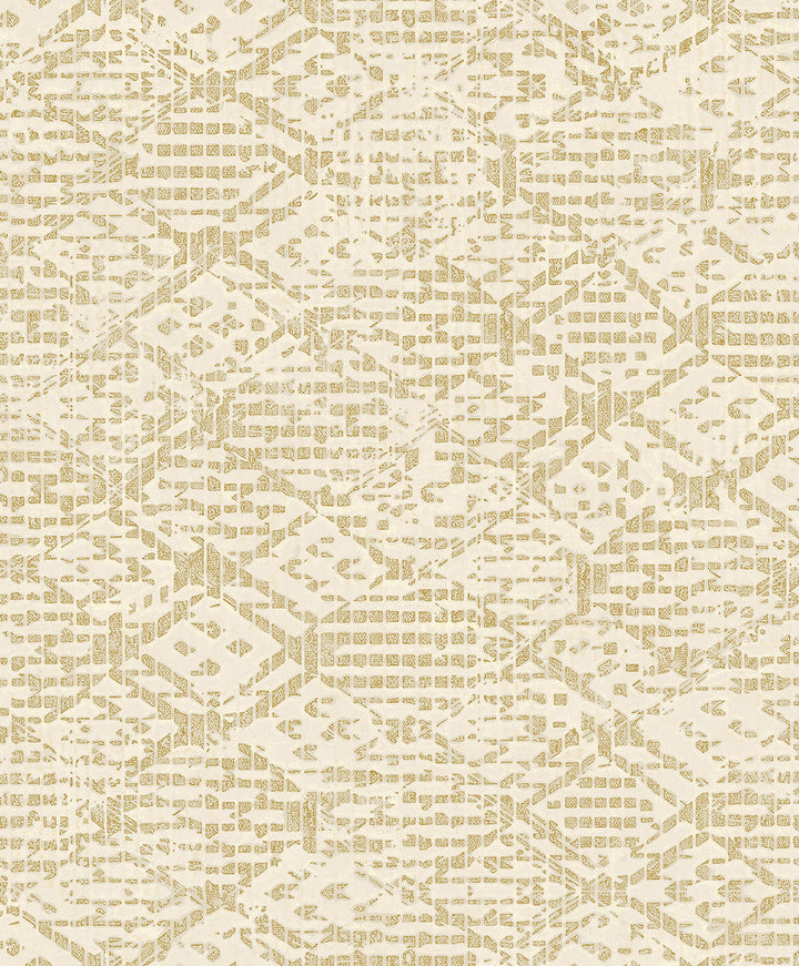 Helene Gold Glitter Geometric Wallpaper by A-Street Prints Lumina Covers about 57.8 square feet 21-in by 33-ft long roll Unpasted 12.6 - Fabric Carolina -