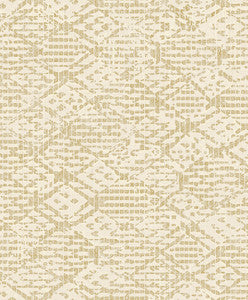 Helene Gold Glitter Geometric Wallpaper by A-Street Prints