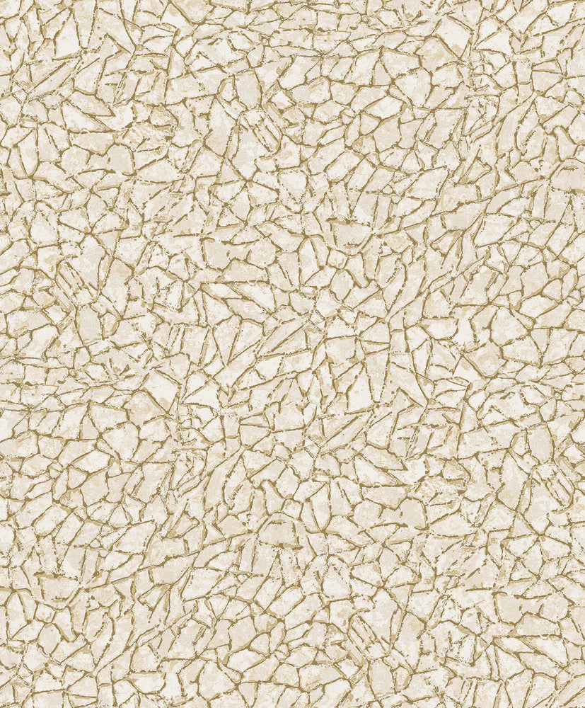 Soma Gold Metallic Crackling Wallpaper by A-Street Prints Lumina Covers about 57.8 square feet 21-in by 33-ft long roll Unpasted 25.2 - Fabric Carolina -