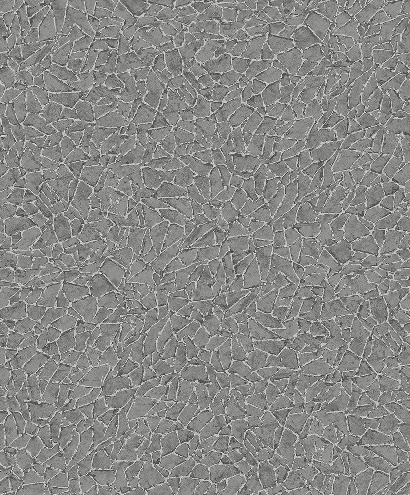 Soma Sterling Metallic Crackling Wallpaper by A-Street Prints Lumina Covers about 57.8 square feet 21-in by 33-ft long roll Unpasted 25.2 - Fabric Carolina -