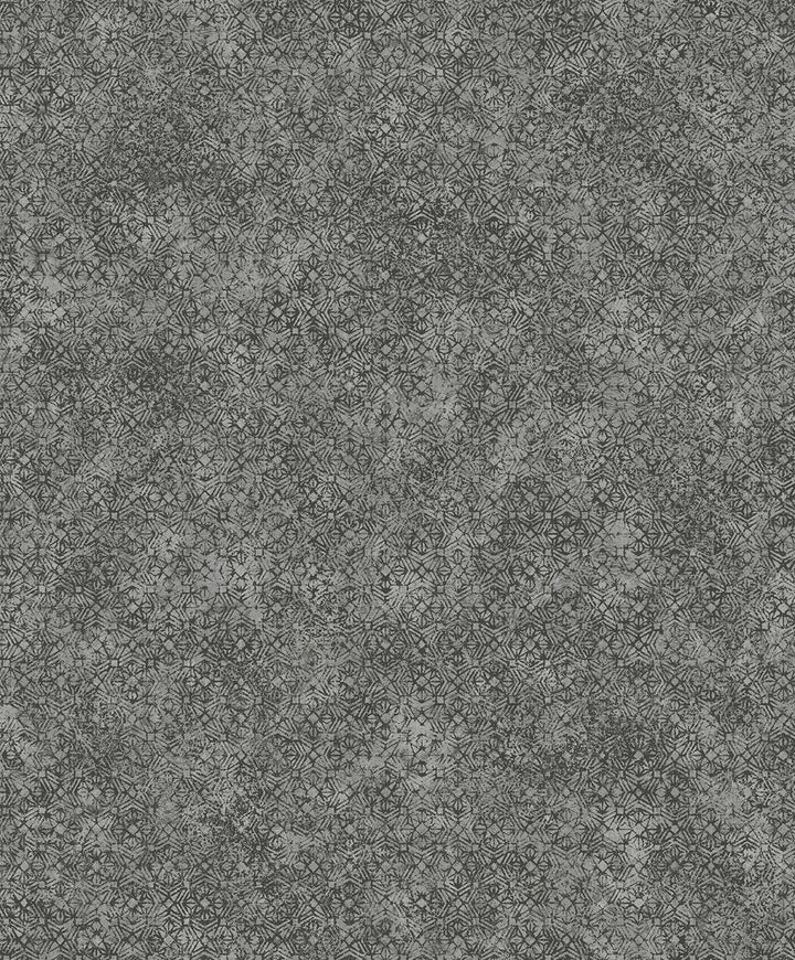 Hirawa Pewter Metallic Mosaic Wallpaper by A-Street Prints Lumina Covers about 57.8 square feet 21-in by 33-ft long roll Unpasted 12.6 - Fabric Carolina -