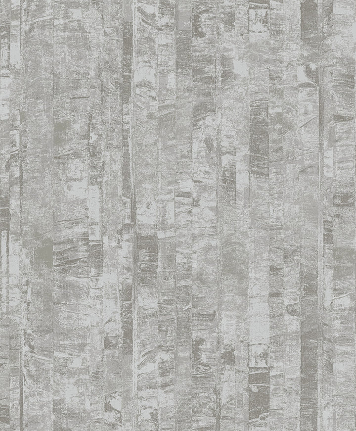 Zinarliya Silver Column Wallpaper by A-Street Prints Lumina Covers about 57.8 square feet 21-in by 33-ft long roll Unpasted 12.6 - Fabric Carolina -