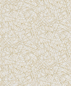 Bulan Champagne Abstract Lines Wallpaper by A-Street Prints