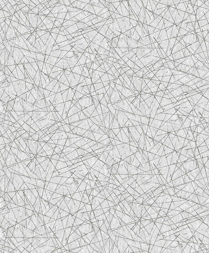 Bulan Silver Abstract Lines Wallpaper by A-Street Prints Lumina Covers about 57.8 square feet 21-in by 33-ft long roll Unpasted 25.2 - Fabric Carolina -