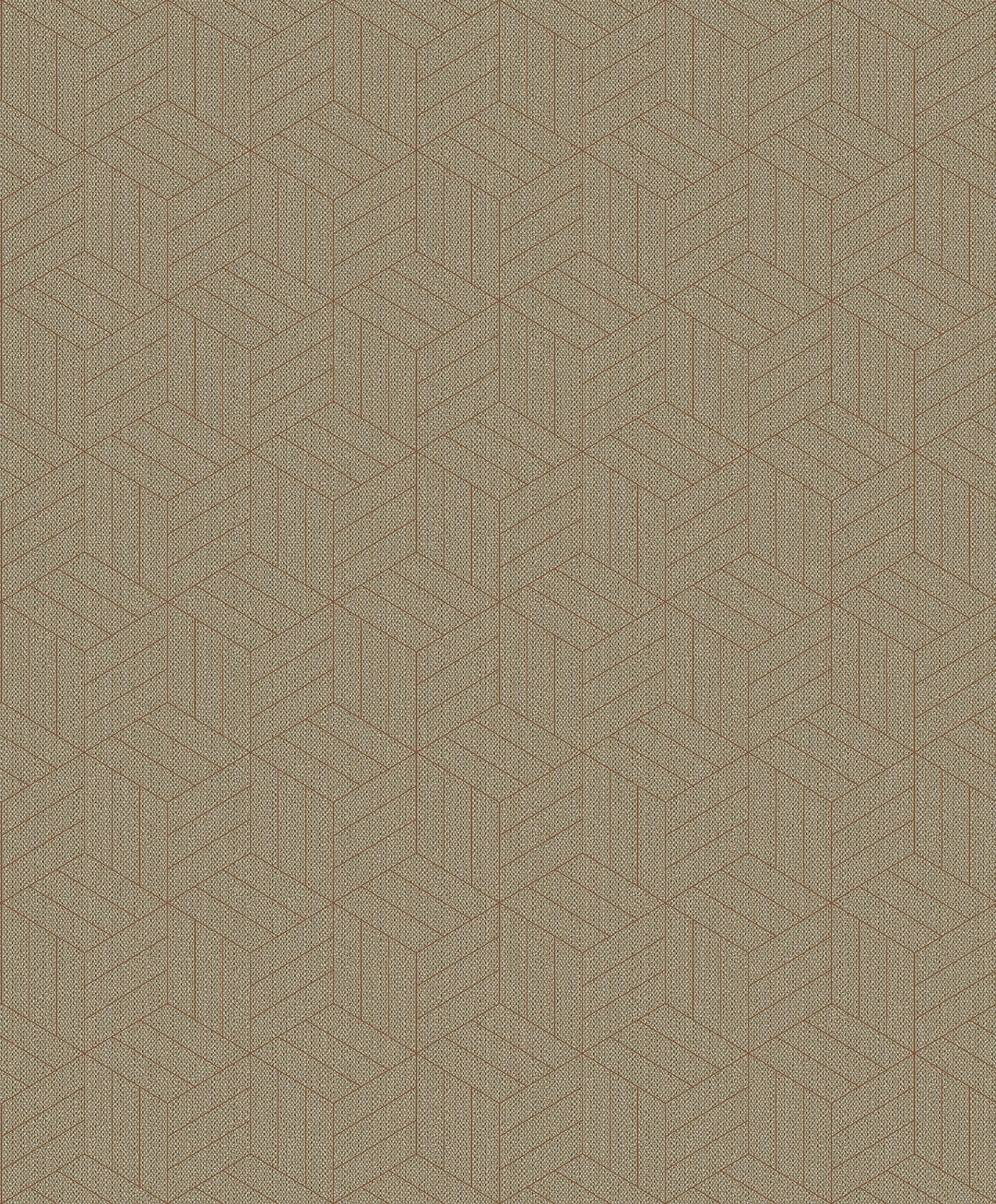 Izarra Copper Geometric Block Wallpaper by A-Street Prints Designer