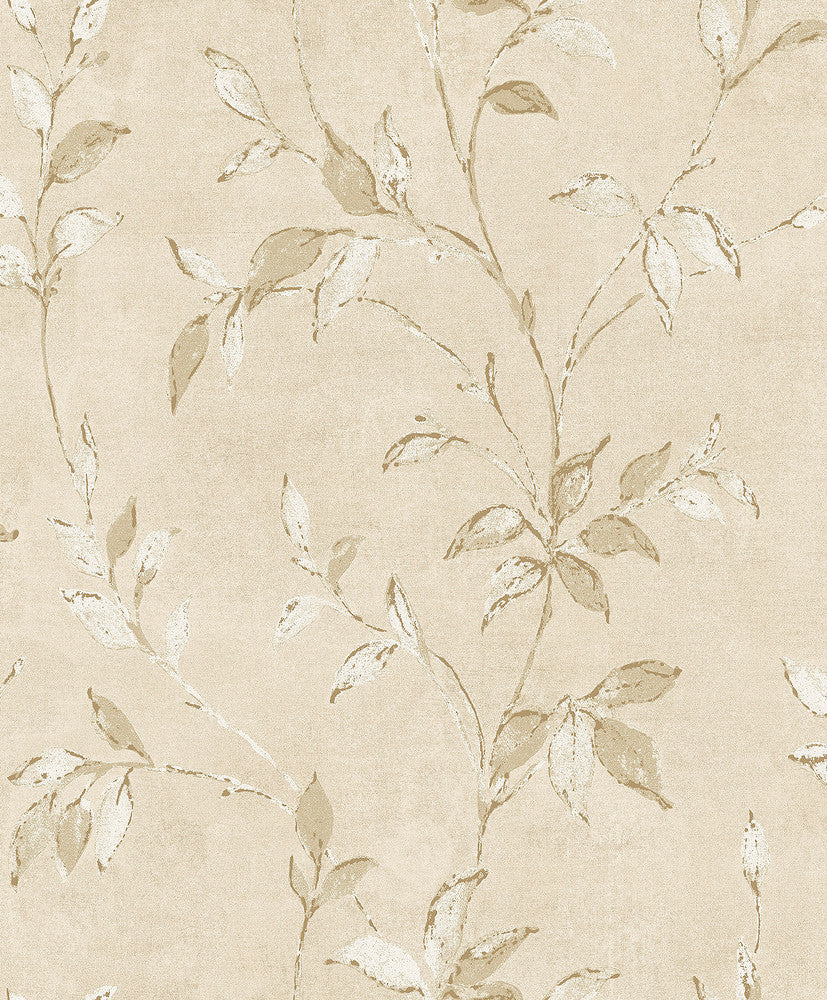 Kupari Gold Trail Wallpaper by A-Street Prints Lumina Covers about 57.8 square feet 21-in by 33-ft long roll Unpasted 12.6 - Fabric Carolina -
