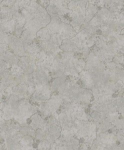 Mahina Pewter Floral Vine Wallpaper by A-Street Prints