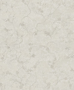 Mahina Silver Floral Vine Wallpaper by A-Street Prints