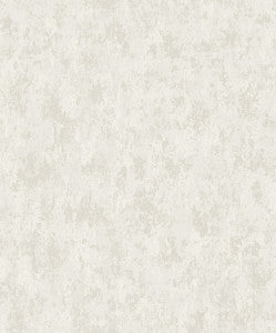Haliya White Metallic Plaster Wallpaper by A-Street Prints