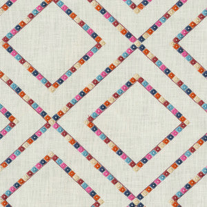 Beaded Lattice Carnival 410510 by PKL Studio Fabric
