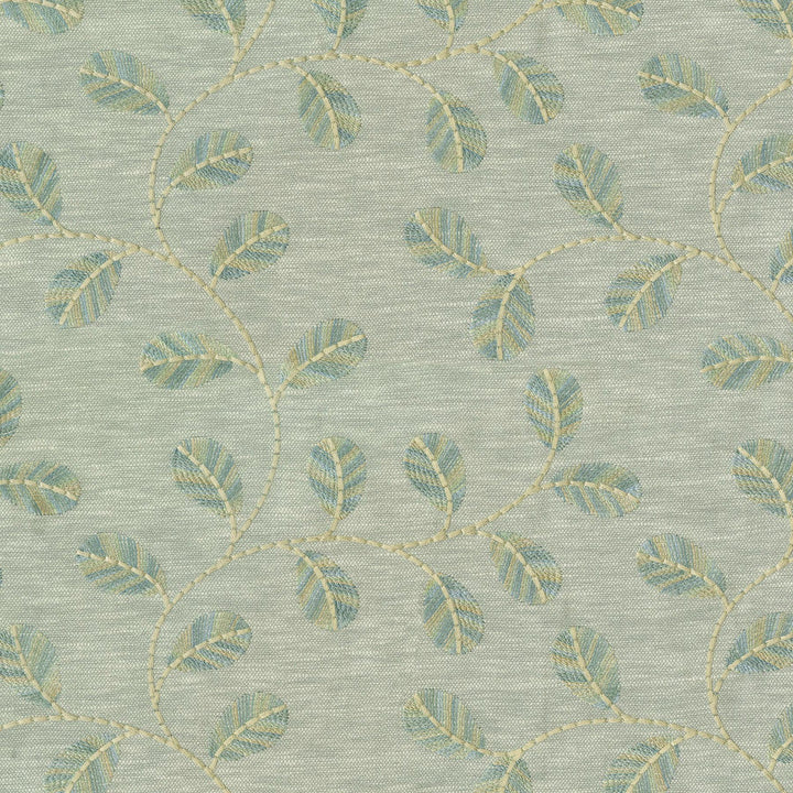 Leaf Love Emb Moonstone 410530 by PKL Studio Designer Fabric Base 71% Polyester, 29% Cotton Emb 100% Viscose India 19000 Horizontal: 10.4 and Vertical: 9.4 54 - Swanky Fabrics -