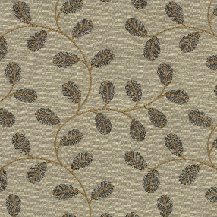 Leaf Love Emb Cognac 410531 by PKL Studio Fabric Base 71% Polyester, 29% Cotton Emb 100% Viscose India 19000 Horizontal: 10.4 and Vertical: 9.4 54 - Fabric Carolina -
