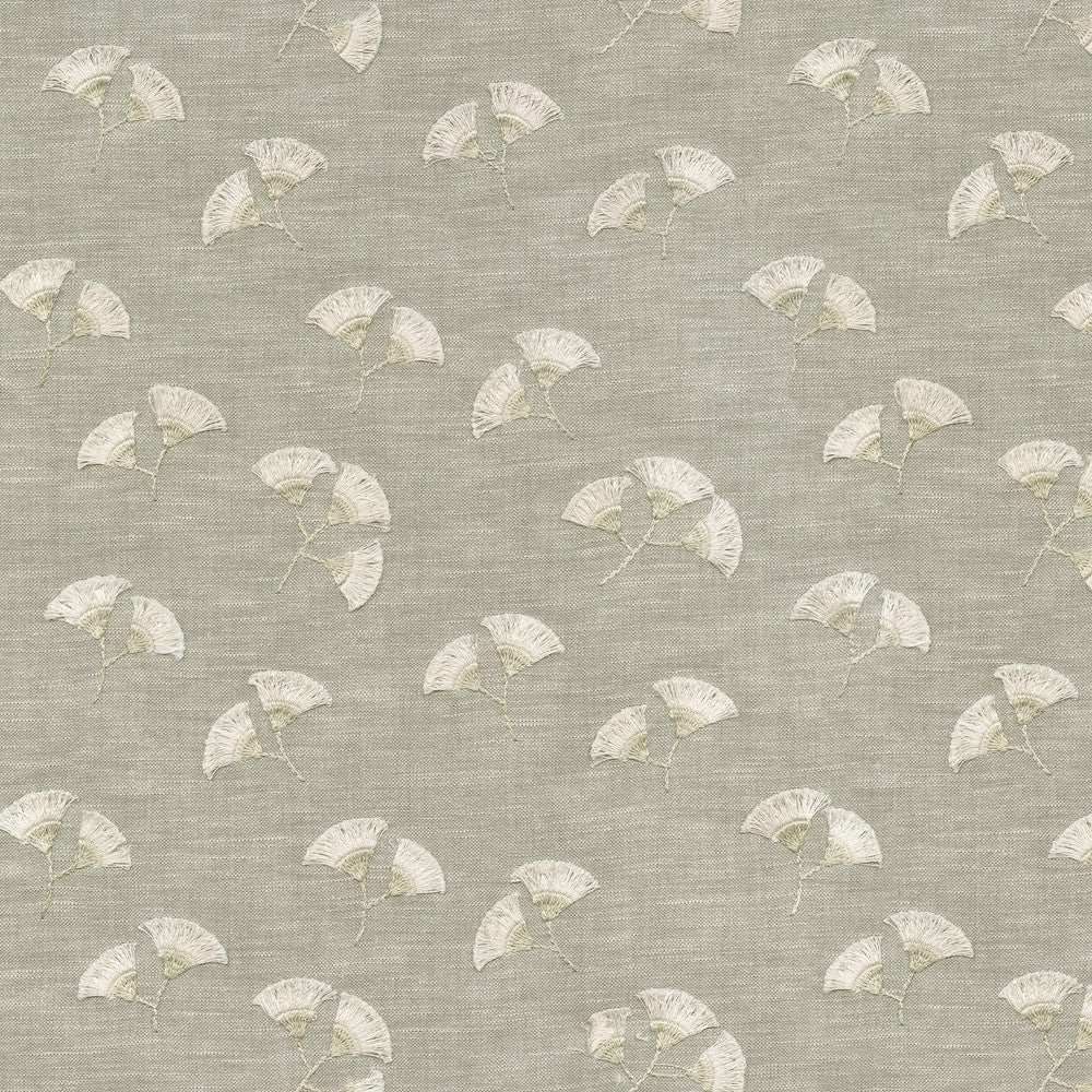 Whispering Leaf Fog 410542 by PKL Studio Fabric - 70% Polyester 30% Cotton Embroid:100% Polyester INDIA 51000 Horizontal: 9 and Vertical: 6.25 54 - Fabric Carolina -