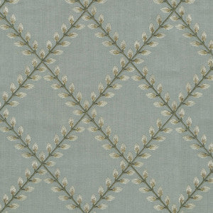 Clover Lane Emb Mist 410573 by PKL Studio Fabric