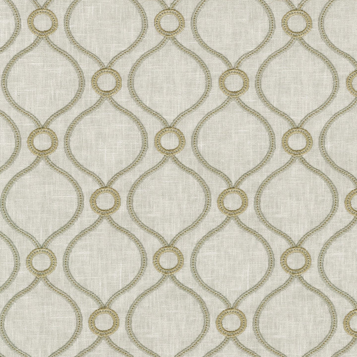 Curveball Emb Smoke-Nc21 410600 by PKL Studio Fabric - 70% Polyester 30% Cotton Embroid:100% Polyester INDIA 51000 Horizontal: 4.625 and Vertical: 4 58 - Fabric Carolina -