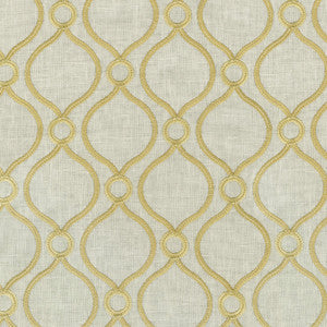 Curveball Emb Gold-Nc21 410601 by PKL Studio Fabric