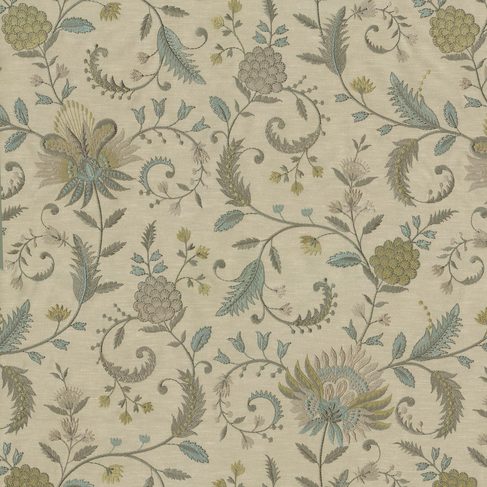 Carlotta Emb Spa 410640 by PKL Studio Fabric - 76% Polyester 24% Cotton Embroid:100% Viscose INDIA 51000 Horizontal: 17 and Vertical: 19.375 54 - Fabric Carolina -