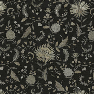 Carlotta Emb Ebony 410643 by PKL Studio Fabric