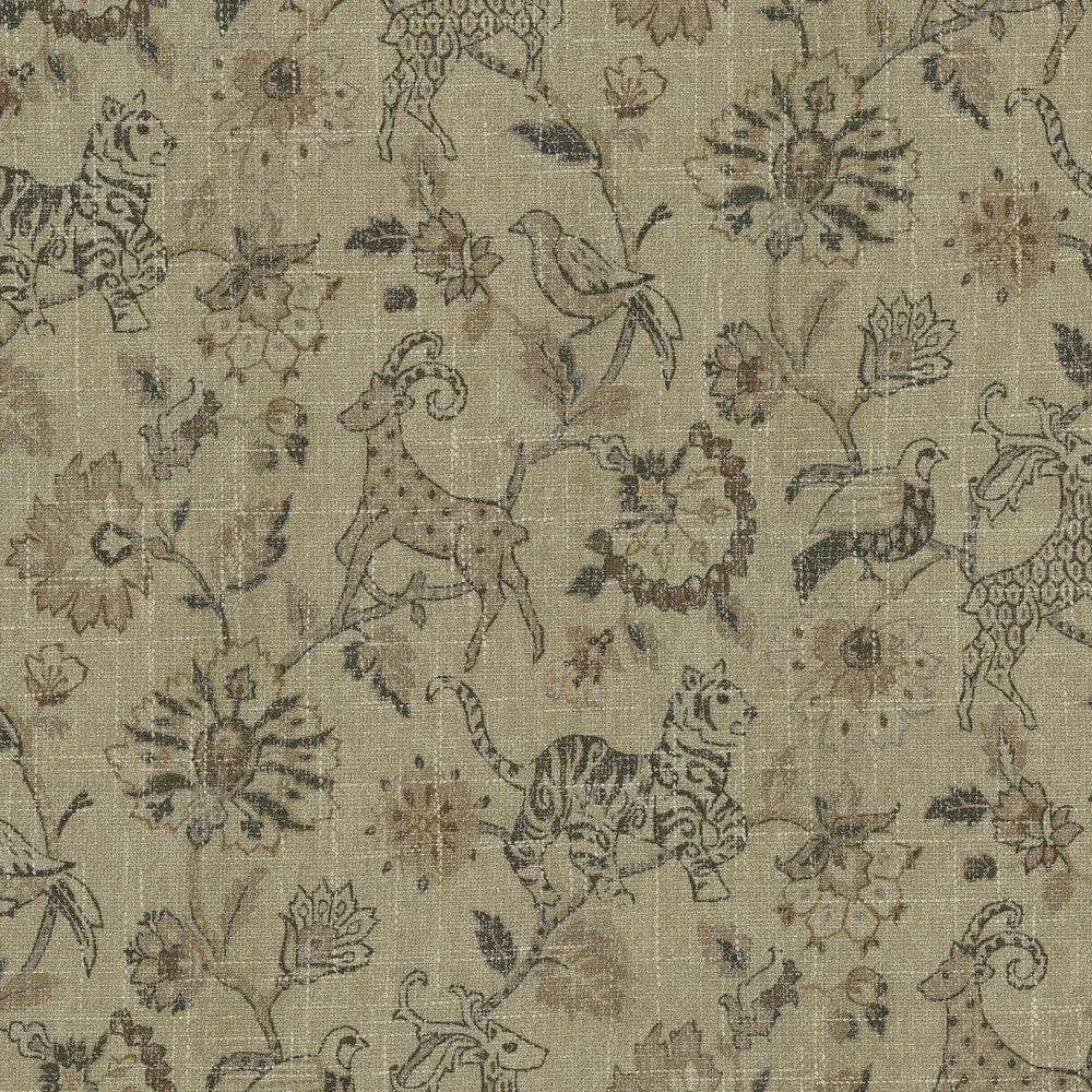 On Safari Toast 410662 by PKL Studio Fabric - 80% Polyester 20% Rayon Back:100% Acrylic latex/needle punch CHINA 51000 Horizontal: 13.5 and Vertical: 27 55 - Fabric Carolina -