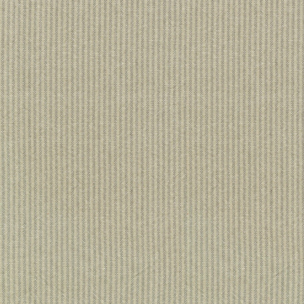 Cullen Ticking Shale 410717 by PKL Studio Designer Fabric - 55% Linen 45% Cotton CHINA 21000 Horizontal: 0.1 and Vertical: 0 54 - Swanky Fabrics -