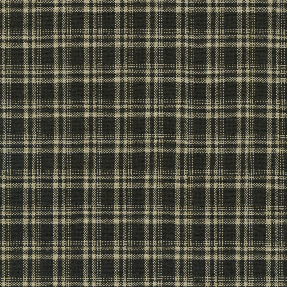 Clyde Ebony 410722 by PKL Studio Fabric - 55% Linen 45% Cotton CHINA 15000 Horizontal: 1.375 and Vertical: 1.625 54 - Fabric Carolina -