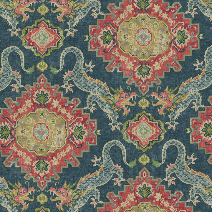 Myth & Medallion Celestial 410771 by PKL Studio. Studio NYC Design Fabric - 100% Cotton PERU 24000 Horizontal: 13.5 and Vertical: 25.25 54 - Fabric Carolina -
