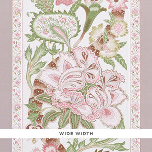 Anjou Stripe Blush 5010171 by Schumacher Wallpaper