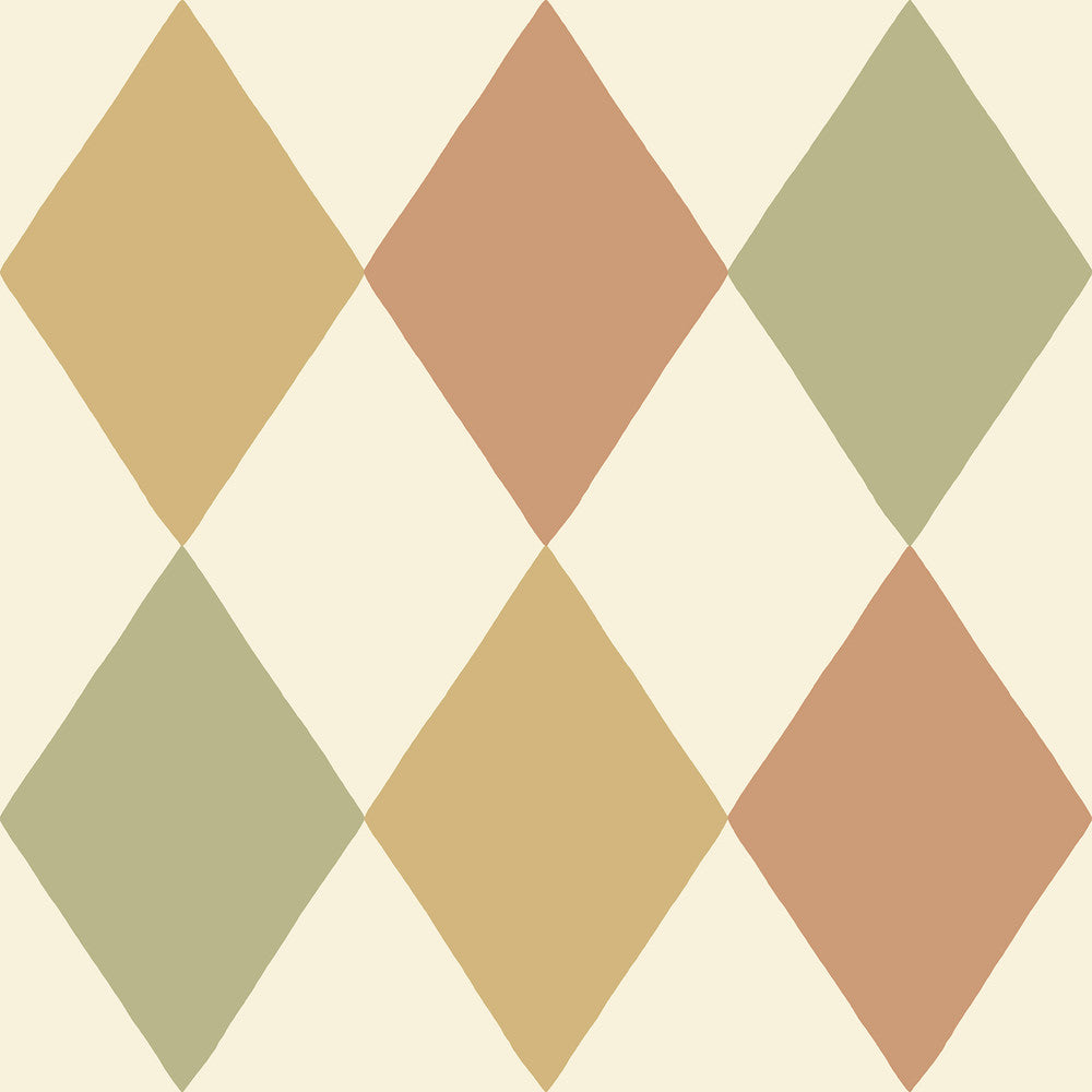 Kalas Mustard Diamond Wallpaper by A-Street Prints Briony Covers about 57.5 square feet 20.9-in by 33-ft long roll Unpasted 20.9 - Fabric Carolina -