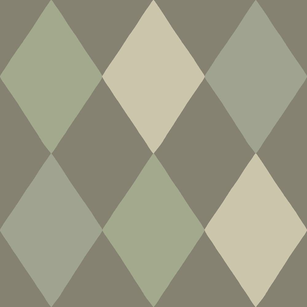 Kalas Olive Diamond Wallpaper by A-Street Prints Briony Covers about 57.5 square feet 20.9-in by 33-ft long roll Unpasted 20.9 - Fabric Carolina -