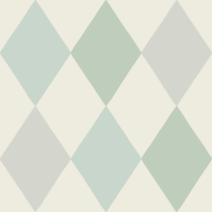 Kalas Light Blue Diamond Wallpaper by A-Street Prints Briony Covers about 57.5 square feet 20.9-in by 33-ft long roll Unpasted 20.9 - Fabric Carolina -