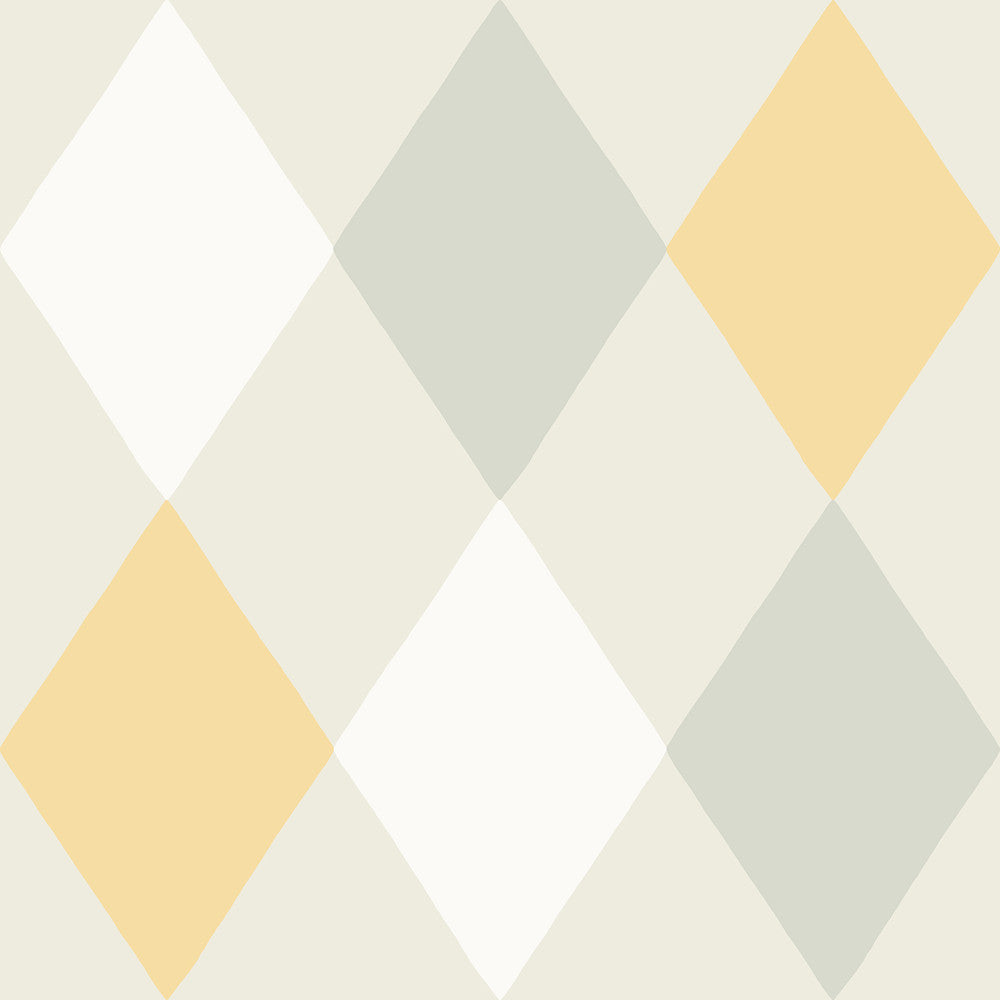 Kalas Pastel Diamond Wallpaper by A-Street Prints Briony Covers about 57.5 square feet 20.9-in by 33-ft long roll Unpasted 20.9 - Fabric Carolina -