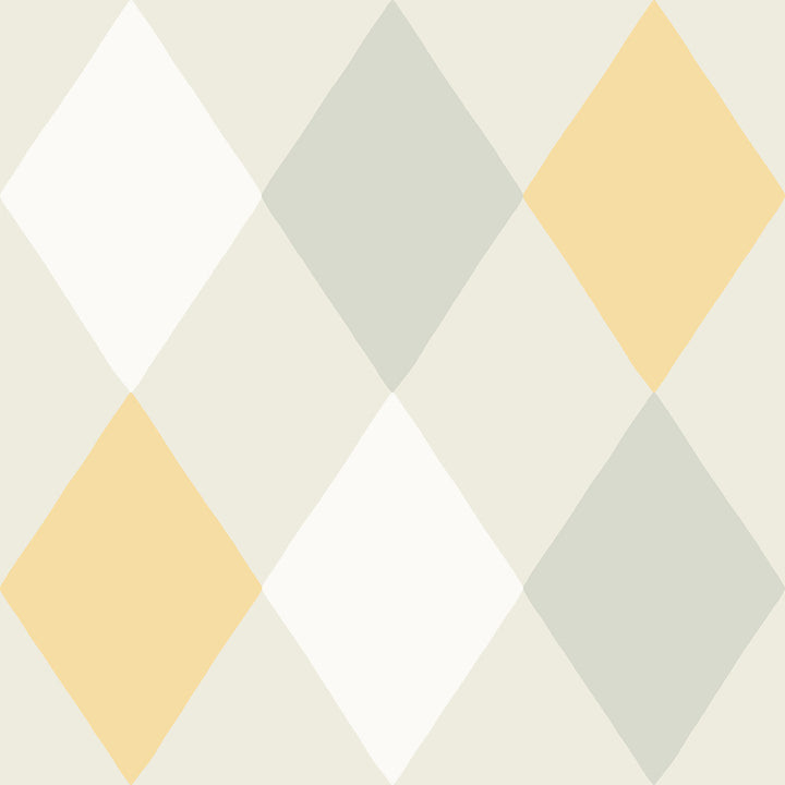 Kalas Pastel Diamond Wallpaper by A-Street Prints Briony Covers about 57.5 square feet 20.9-in by 33-ft long roll Unpasted 20.9 - Fabric Carolina -