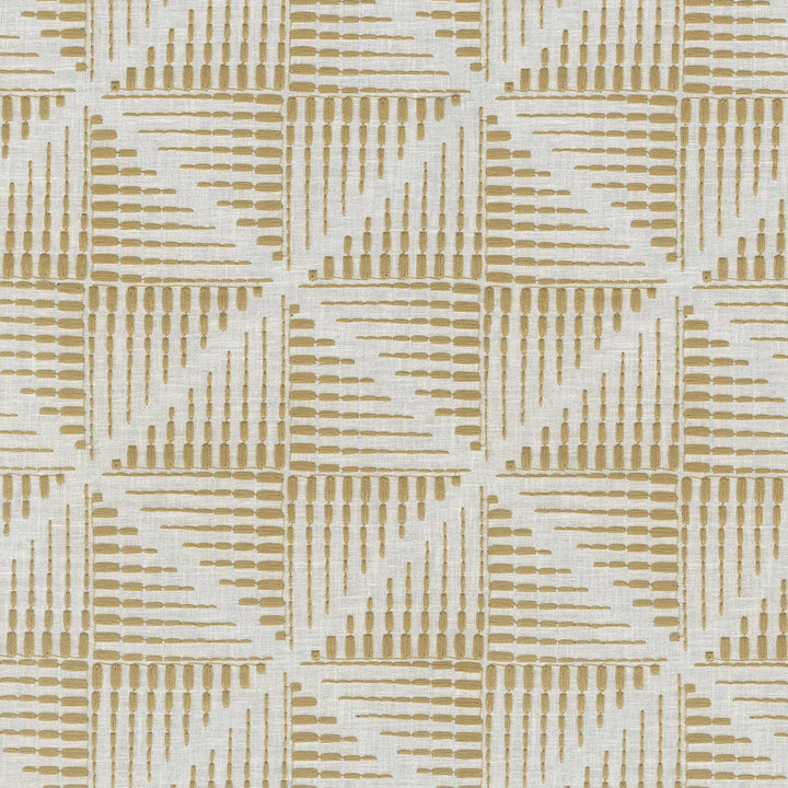 Maddox Emb Golden 411230 by PKL Studio Fabric - 52% polyester, 48% cotton Embroidery 100% polyester India 51000 Horizontal: 6.25 and Vertical: 6.25 54 - Fabric Carolina -