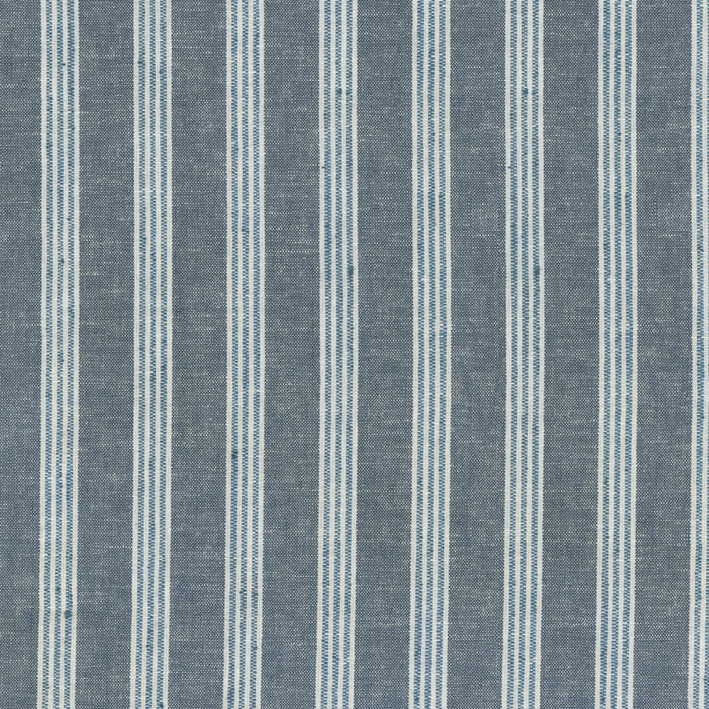 Montaro Stripe Indigo 411241 by PKL Studio Fabric - 57% polyester, 43% cotton India 51000 Horizontal: 1.75 and Vertical: 3 54 - Fabric Carolina -