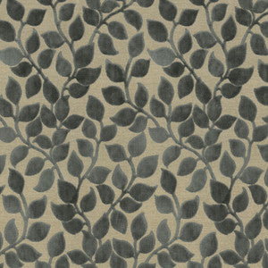 Lovely Leaf Charcoal 411265 by PKL Studio Fabric