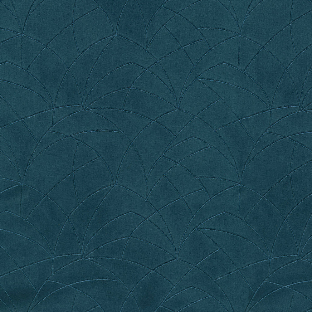 Curvature Embroidery Indigo 411271 by PKL Studio Fabric - 95% polyester, 5% rayon Embroidery 100% rayon India 51000 Horizontal: 9 and Vertical: 6 55/54 - Fabric Carolina -