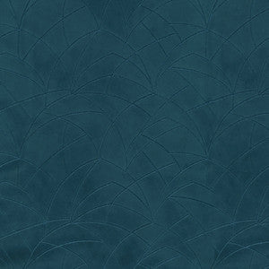 Curvature Embroidery Indigo 411271 by PKL Studio Fabric