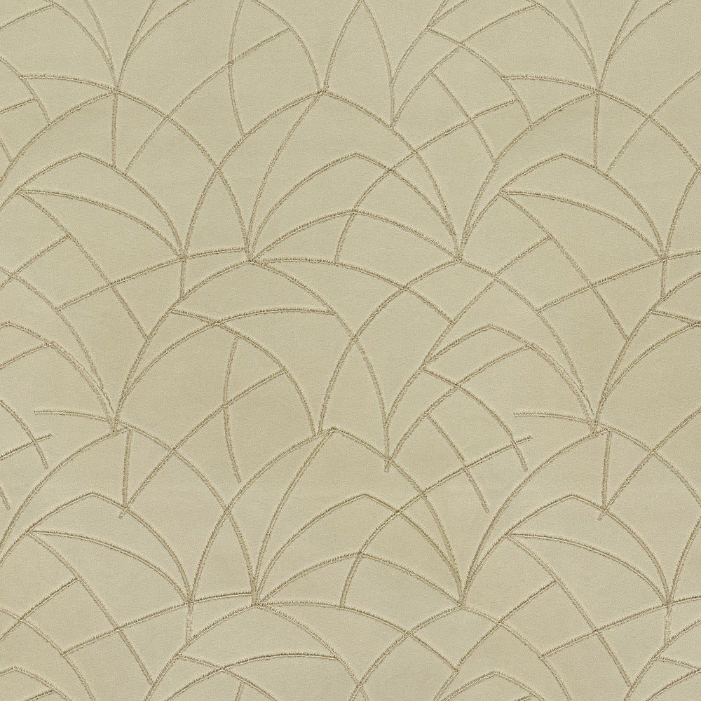 Curvature Embroidery Flax 411278 by PKL Studio Fabric - 95% polyester, 5% rayon Embroidery 100% rayon India 51000 Horizontal: 9 and Vertical: 6 55/54 - Fabric Carolina -
