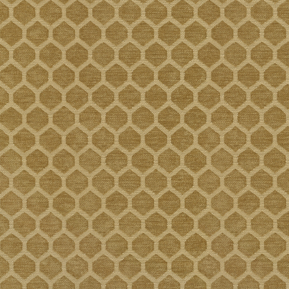 Performance Honeycomb Golden 411371 by PKL Studio Fabric - 100% polyester China 51000 Horizontal: 1.25 and Vertical: 1 55/56 - Fabric Carolina -