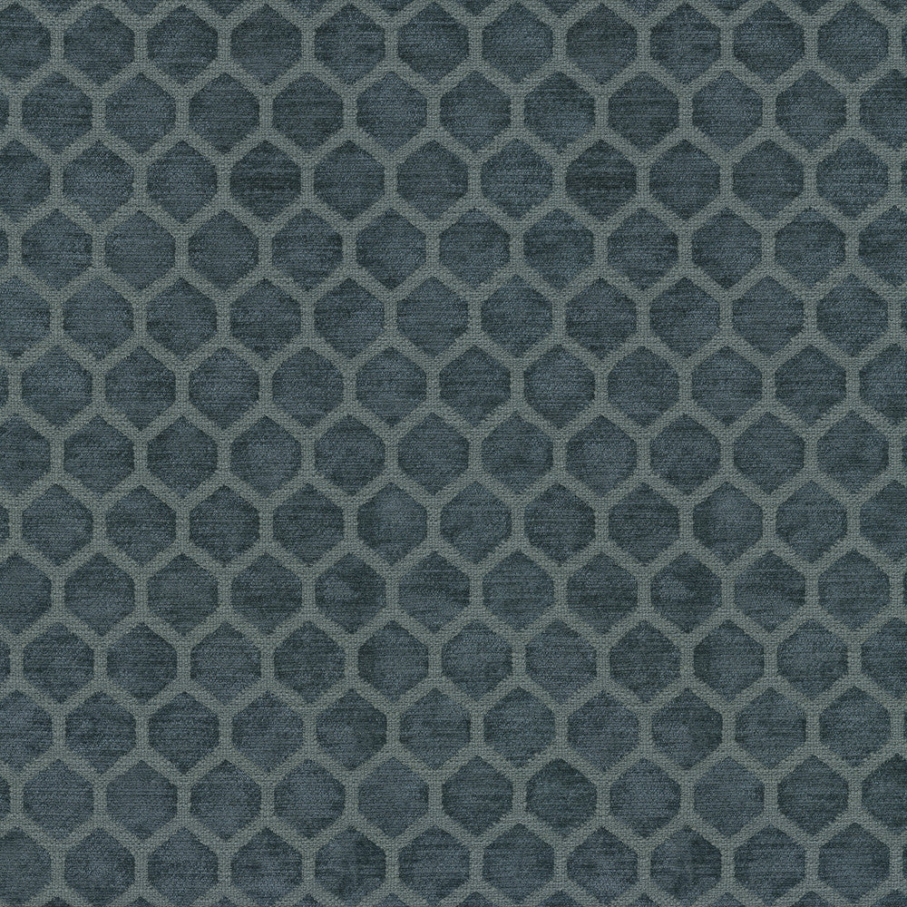 Performance Honeycomb Indigo 411373 by PKL Studio Fabric - 100% polyester China 51000 Horizontal: 1.25 and Vertical: 1 55/56 - Fabric Carolina -