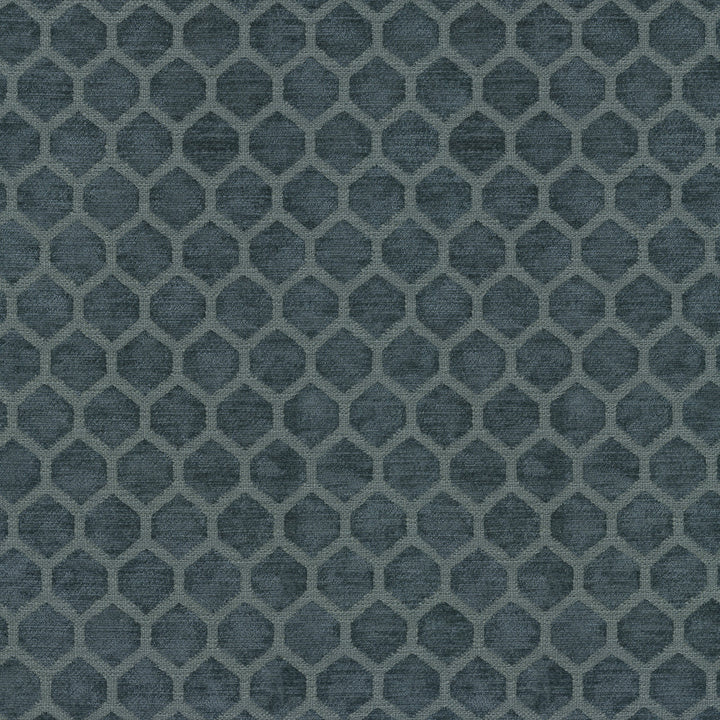 Performance Honeycomb Indigo 411373 by PKL Studio Fabric - 100% polyester China 51000 Horizontal: 1.25 and Vertical: 1 55/56 - Fabric Carolina -