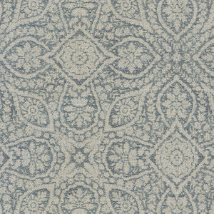 Damask Foliage Indigo 411500 by PKL Studio Fabric