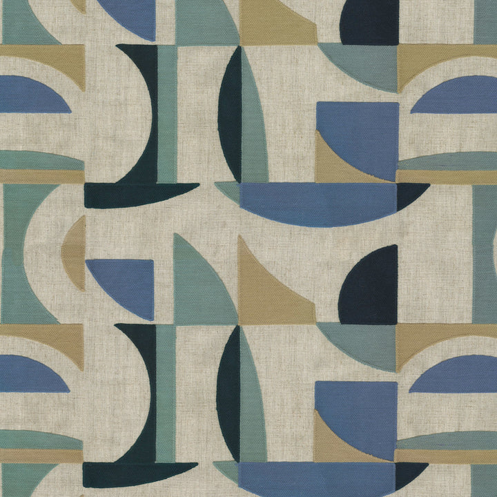 Angling Embroidery Horizon 411521 by PKL Studio Fabric - 90% polyester, 10% linen Embroidery 100% acrylic India 15000 Horizontal: 25.8 and Vertical: 15.5 54 - Fabric Carolina -