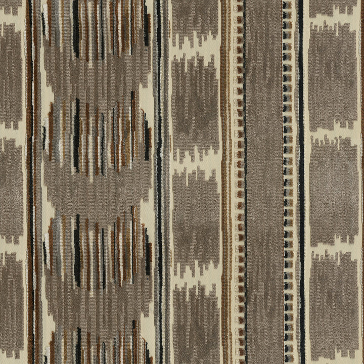 Velvet Ikat Woodland 411542 by PKL Studio Fabric - 42% polyester, 58% rayon, acrylic backed India 51000 Horizontal: 13.5 and Vertical: 4.7 54 - Fabric Carolina -