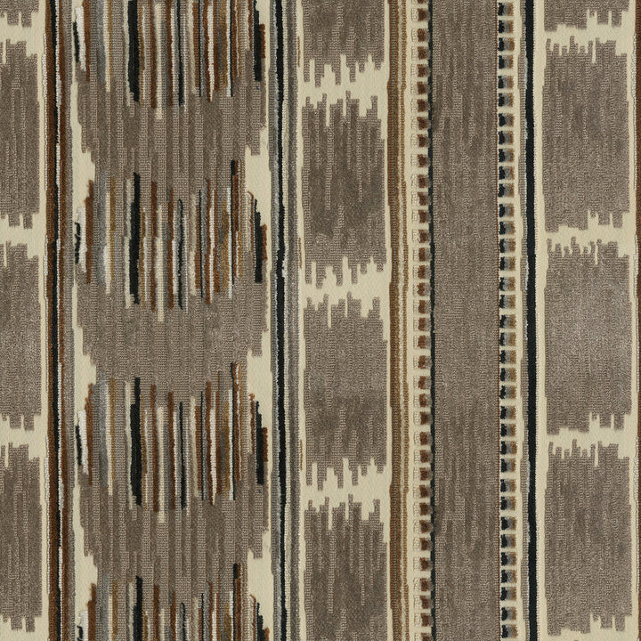 Velvet Ikat Woodland 411542 by PKL Studio Designer Fabric 58% Rayon, 42% Polyester India 51000 Horizontal: 13.5 and Vertical: 4.7 54 - Swanky Fabrics -