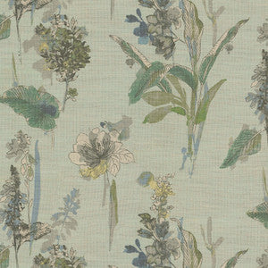 Free-Hand Floral Glacier 411572 by PKL Studio Fabric