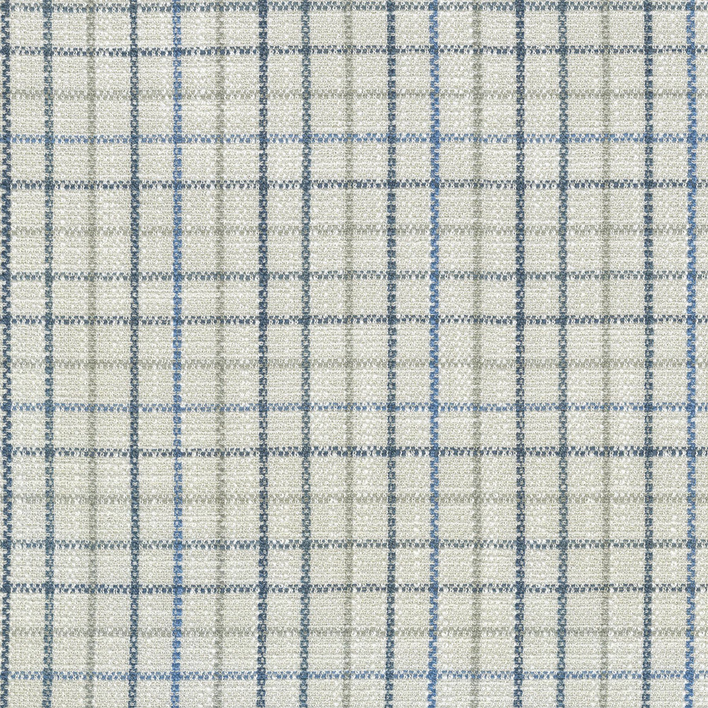 Keep In Check Porcelain 411583 by PKL Studio Fabric 100% Polyester China 51000 Horizontal: 2.5 and Vertical: 2.5 55 - Fabric Carolina -
