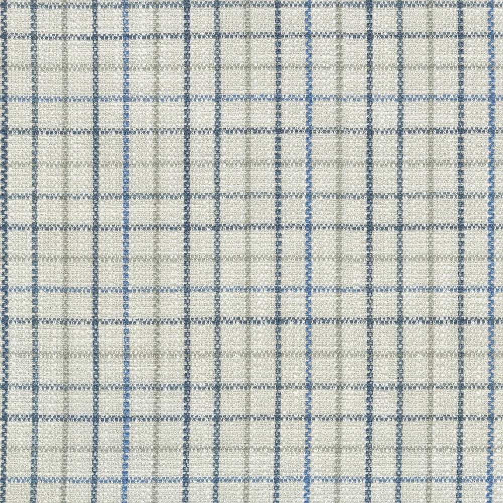 Keep In Check Porcelain 411583 by PKL Studio Designer Fabric 100% Polyester China 51000 Horizontal: 2.5 and Vertical: 2.5 55 - Swanky Fabrics -