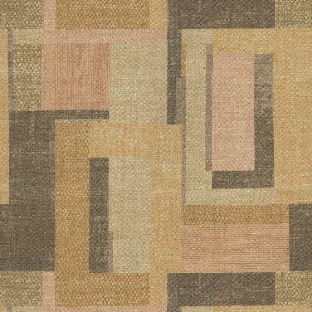 Squared Off Rosewood 411622 by PKL Studio Fabric 75% Cotton 25% Linen Pakistan 27000 Horizontal: 27 and Vertical: 25.25 55 - Fabric Carolina -